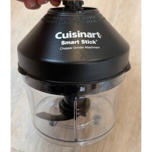 Cuisinart Smart Stick Chopper Grinder Attachment Replacement Bowl, Lid And Blade